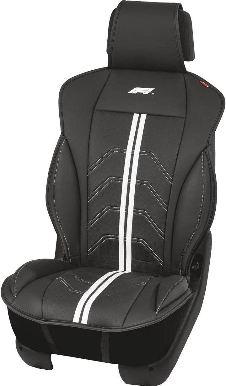 Formula 1 Auto Sitzauflage Universelle Sitzauflagen, Autositzbezüge für Vordersitze, atmungsaktiv, w
