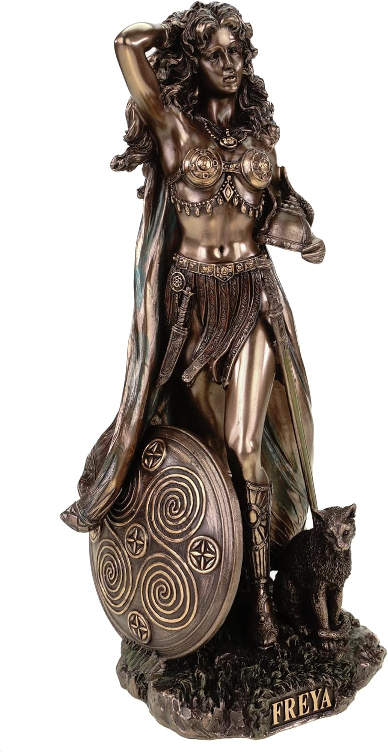 VERONESE by Joh. Vogler Freya nordische Göttin der Liebe Skulptur Figur Odin Dekofigur