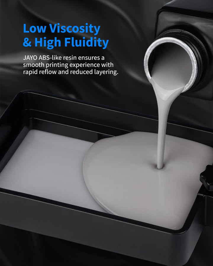 JAYO 3D Drucker Resin 2KG, ABS-Like Resin 405nm UV Standard Rapid Harz für 4K/6K/8K LCD/DLP/SLA 3D P