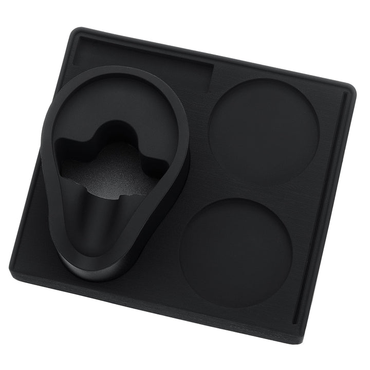 Normcore Espresso 58 mm Siebträger-Stopfstation, kompakte Stopfstation, Barista-Eck-Tamping-Matte mi