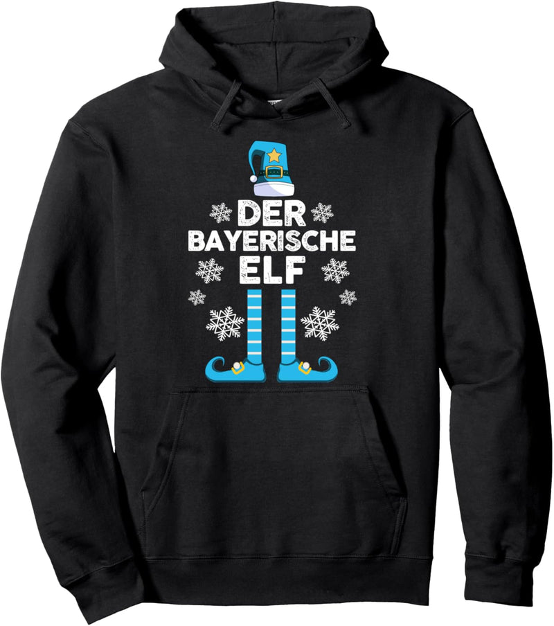 Bayerische Elf Familien Weihnachts Outfit Weihnachtself Pullover Hoodie