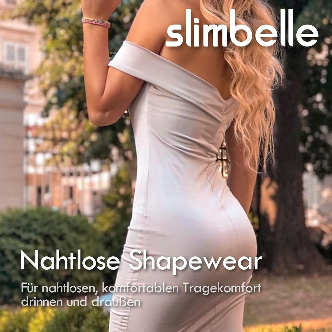 SLIMBELLE Miederpants Bauch Weg Damen Figurenformend Miederpants Tummy Control Shapewear Unterhose M