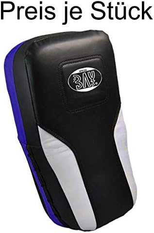 BAY LEDER PRO TECH Arm-Pratzen, Handpratzen, Armschlagpolster, vorgekrümmt, schwarz, Pratzen, krumm,