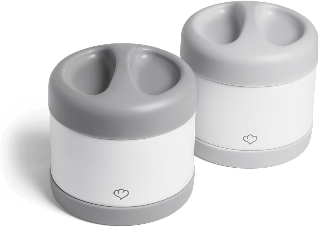 SPRINGLANE Thermobehälter für Speiseeis 2er-Set 500 ml, Edelstahl, Speiseeisbehälter To Go, Gefrierd