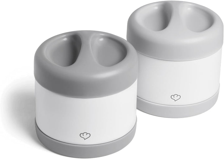 SPRINGLANE Thermobehälter für Speiseeis 2er-Set 500 ml, Edelstahl, Speiseeisbehälter To Go, Gefrierd