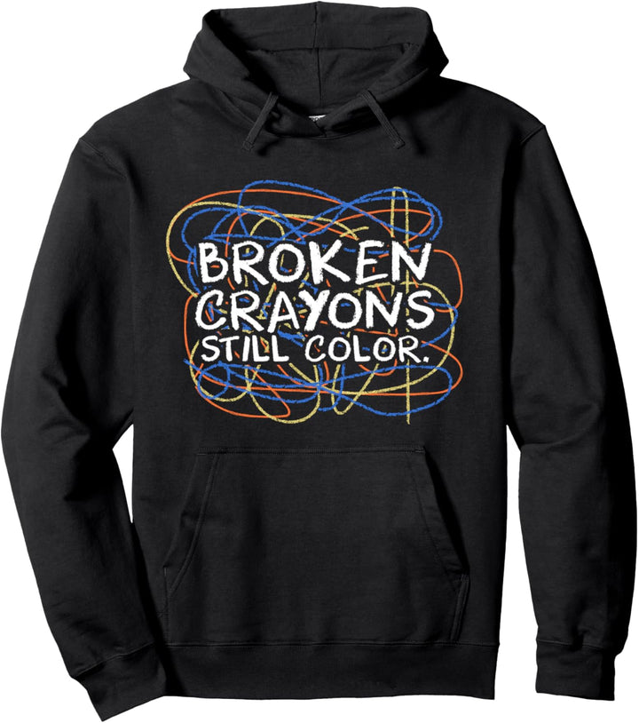 Kreide Krayon Crayon Wachsstift - Wachsmalstift Pullover Hoodie