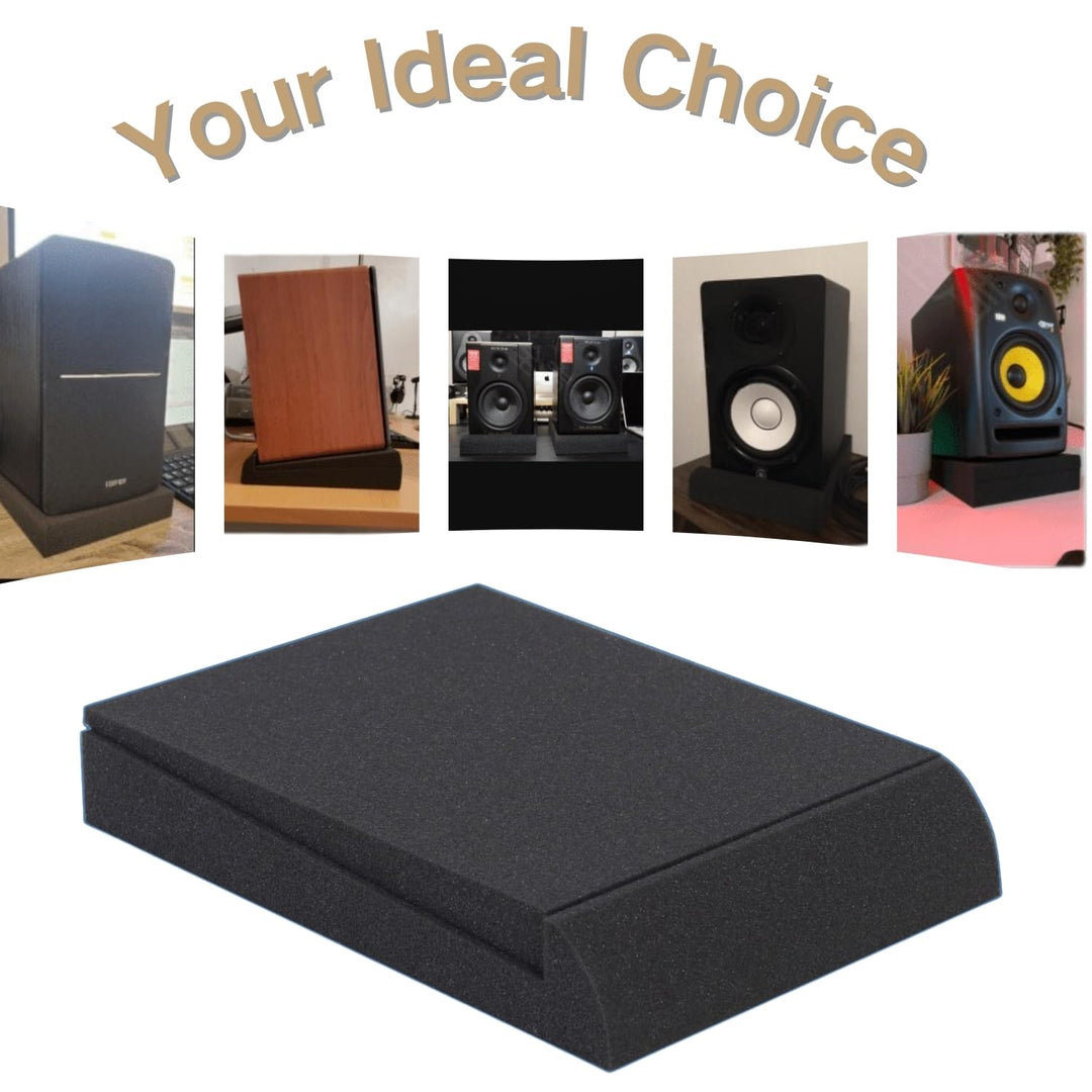 2PCS 20x28x4.2 cm Speaker Sound Insulation Mat Soundproofing Mat Acoustic Foam Board Sponge Sound Ab