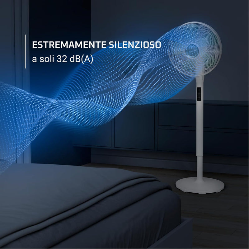 Rowenta Turbo Silence Extreme +, Standventilator mit 16 Geschwindigkeiten und 3 automatischen Modi,