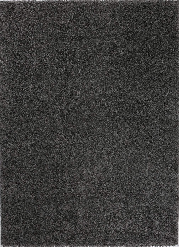VIMODA Prime Shaggy Teppich Farbe Anthrazit Hochflor Langflor Teppiche Modern, Masse:140x200 cm Rech