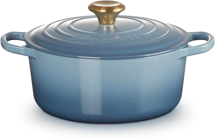 Le Creuset Signature Gusseisen-Bräter mit Deckel, Ø 24 cm, Rund, Für alle Herdarten und Induktion ge