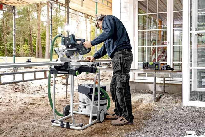 Festool Akku-Absaugmobil CTLC MIDI I-Basic CLEANTEC (mit Hauptfilter, SELFCLEAN Filtersack, Saugschl