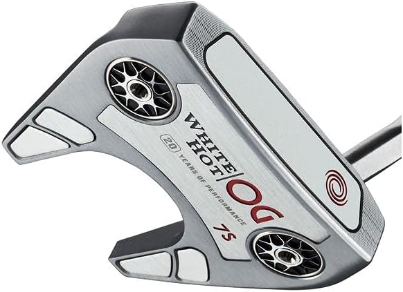 Odyssey Golf White Hot OG Putter Rechts 34" Sieben schräger Hals Stroke Lab, Rechts 34" Sieben schr&