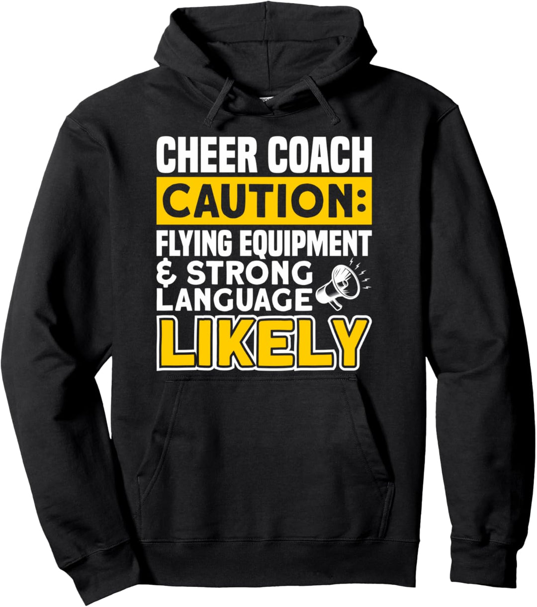 Cheer Coach Cheerleading Coaches Football Coaches Pullover Hoodie