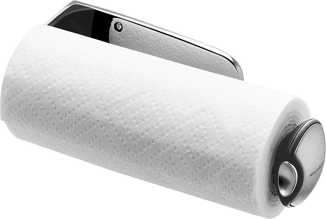 simplehuman KT1086 Küchenrollenhalter mit Wandhalterung, Küchenrollenhalter Schrank, Wand, Papierrol