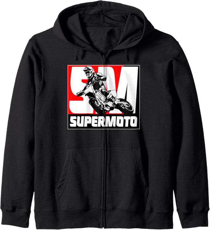 Supermoto Supermotard Enduro Motocross Kapuzenjacke