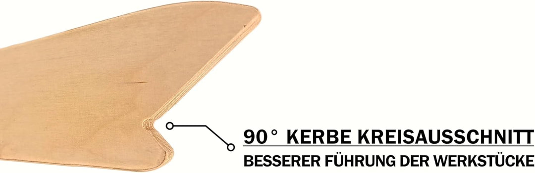 Schiebestock für Tischkreissägen, Fräsen und Hobel - Push Stick aus Multiplex – Werkstückschieber (2