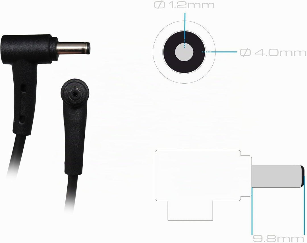 Asus ZenBook UX3410UA Original Netzteil 45 Watt EU Wallplug Normale Bauform