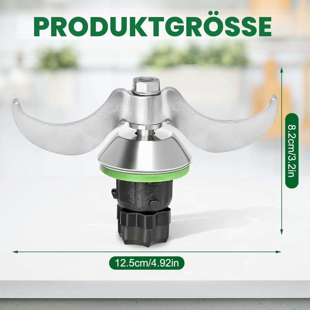 Teigmesser für Thermomix TM6 TM5, Ersatzteile Teigmischmesser für Thermomix, Edelstahl Teigmischmess