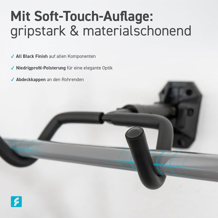 Fahrrad Wandhalterung inkl. fischer-Dübel | extra stark 30 kg Tragkraft | drehbar klappbar verstellb