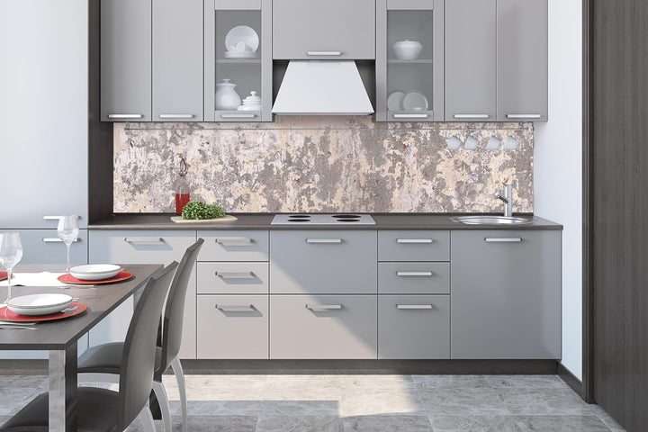 DIMEX Küchenrückwand Folie Selbstklebend ABGEBROCHENE BETONWAND II 260 x 60 cm | Klebefolie - Dekofo