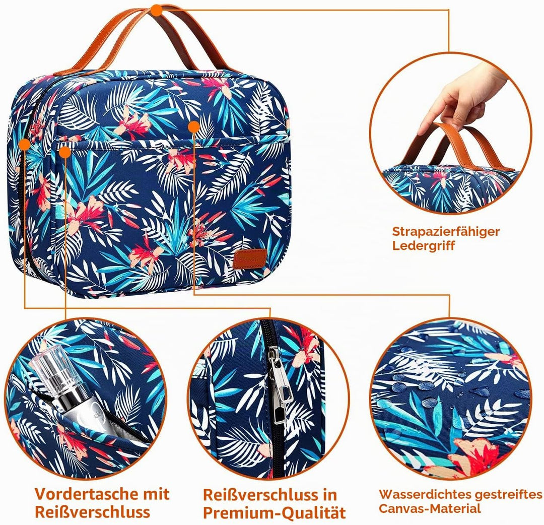 Reise Kulturbeutel zum Aufhängen Grosse Kapazität Kosmetiktasche Reise-Kosmetiktasche für Frauen mit