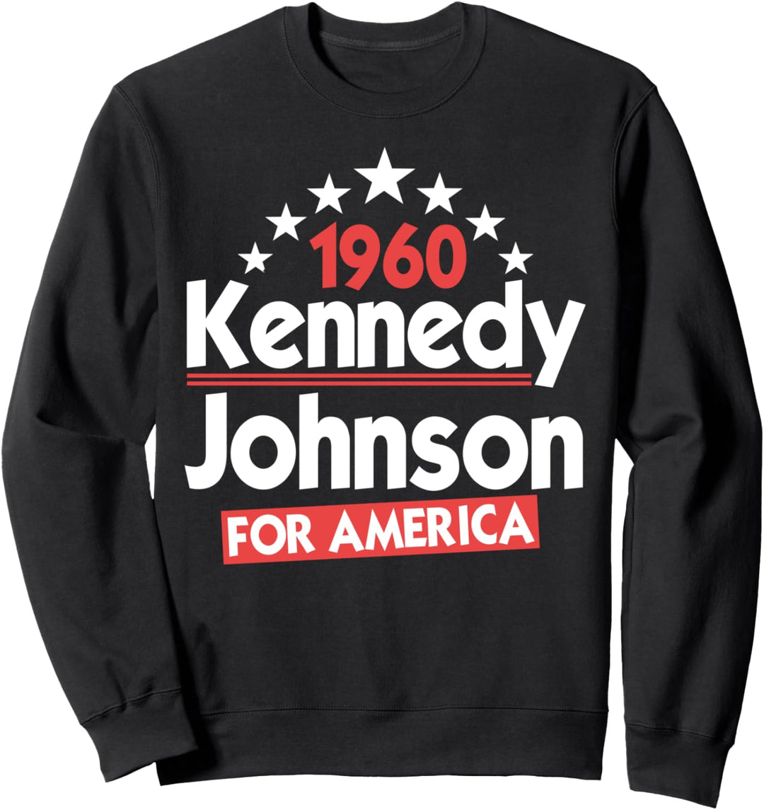 Kennedy Johnson 1960 Vintage JFK John F. Kennedy Sweatshirt