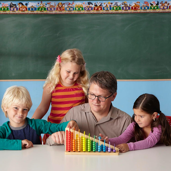 Melissa & Doug Add & Subtract Abacus | Developmental Toy | Motor Skills | 2+ | Gift for Boy or Girl,