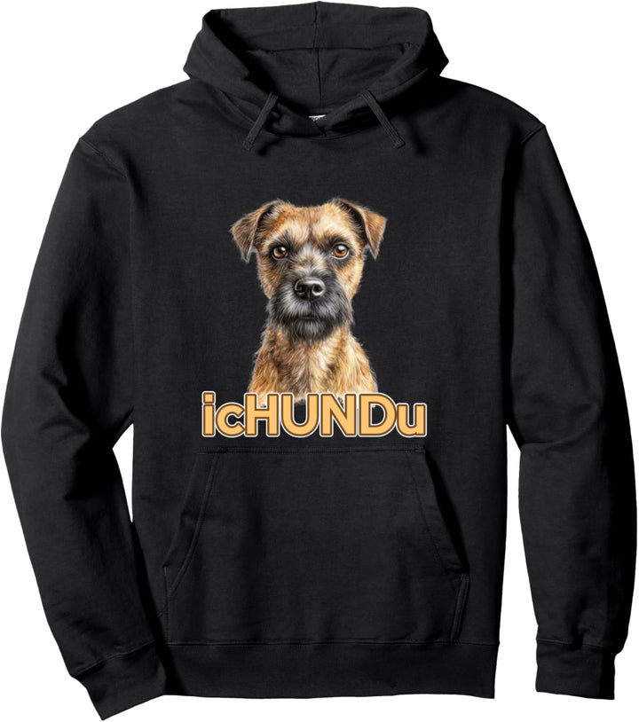 Hundeliebe Hundebesitzer Hunde Border Terrier Pullover Hoodie