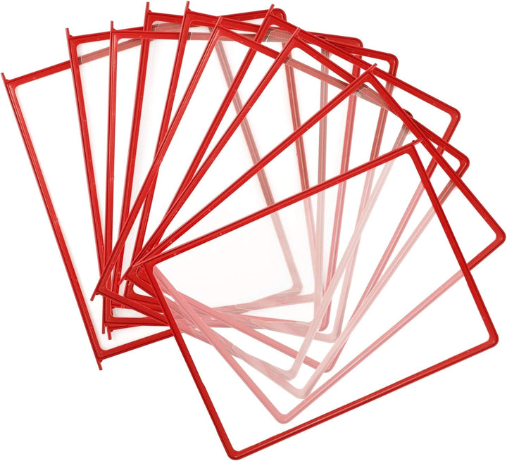 Leviatan Sichttafel Panel A4, PP 10er Packung, Rot Panel rote, Panel rote