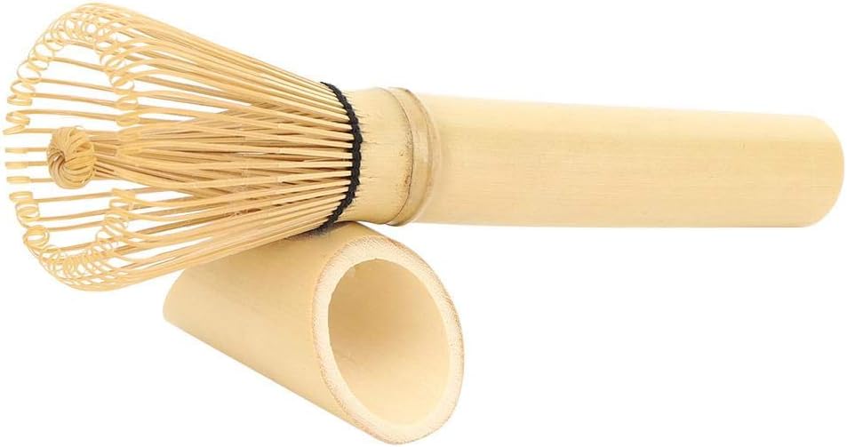 Natürlicher Matcha Schneebesen Set Chasen Matcha Grüntee Schneebesen Langgriff Puderpinsel Werkzeug
