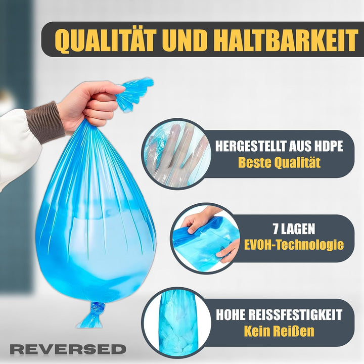 REVERSED® 10 Stück Nachfüllfolie für Windeleimer - Kompatibel mit Tommee Tippee Twist & Click Angelc