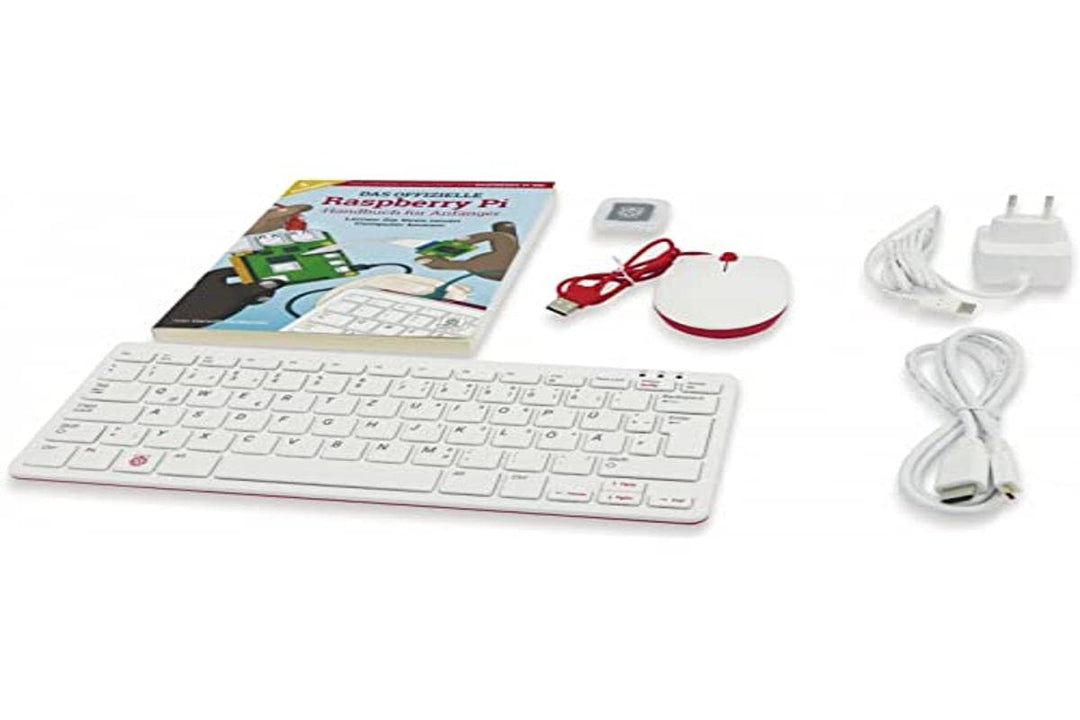 Raspberry Pi® PI400DE-KIT 400 4GB 4 x 1.8GHz inkl. Netzteil, inkl. Maus, inkl. HDMI™-Kabel, inkl.