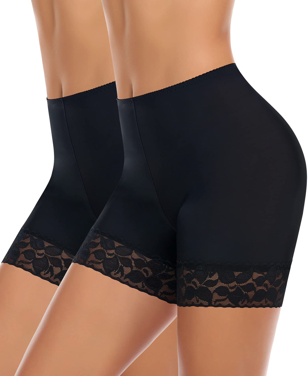 YARRCO Damen Unterhose Spitze Radlerhose Kurz Unter Rock Hosen Anti-Chafing Slipshorts Boxershorts U