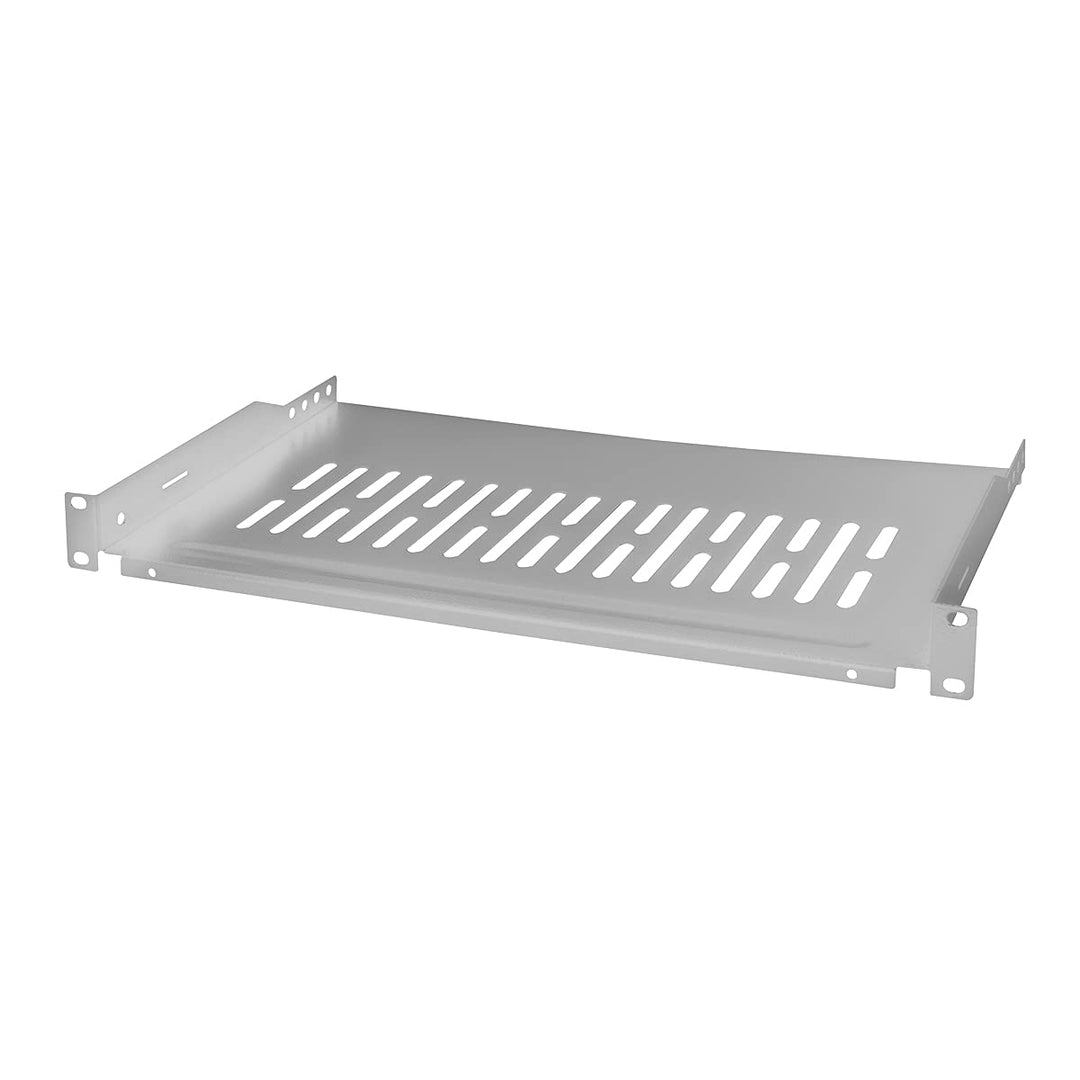 LogiLink SF1C35G - 19" Einschubfach (1 HE) für Stand-, Serverschränke mit mind. 350mm Tiefe, max. 10