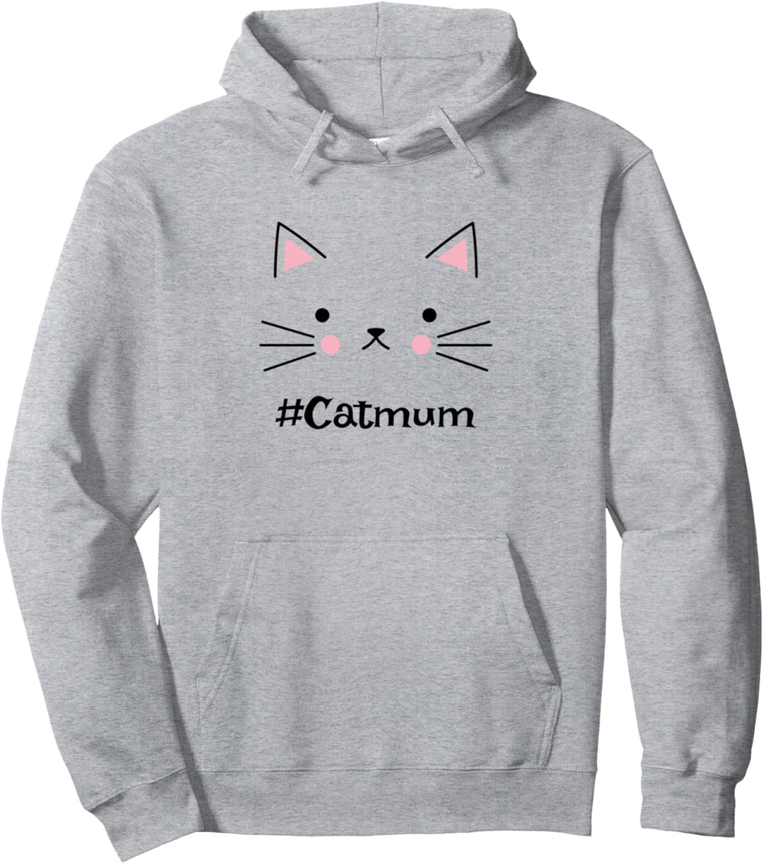 #Catmum, Katzenmutter, Katzenliebe, Katzengesicht Pullover Hoodie