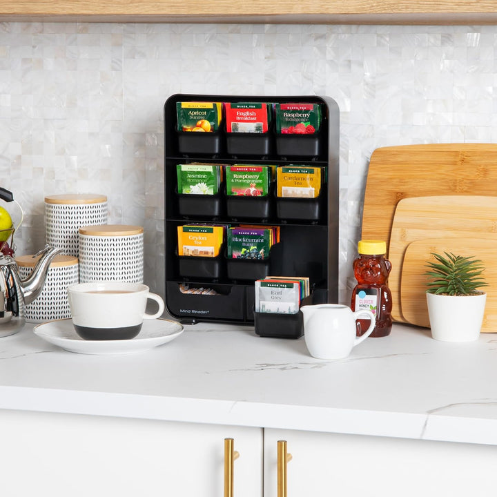 Mind Reader "Baggy" Teebeutel Stand und Organizer 180 Teebeutel 180 Tea Bags - Black, 180 Tea Bags -