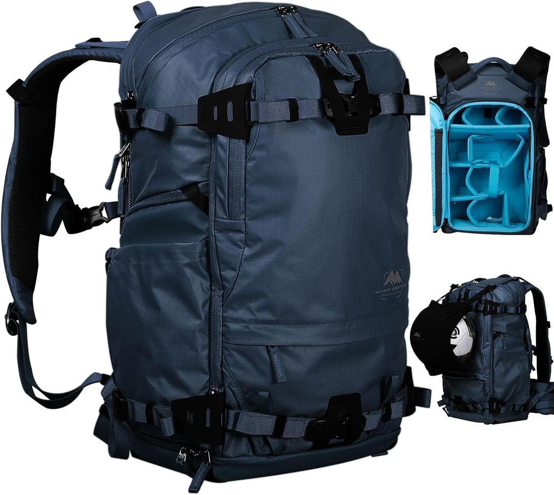 Summit 40L–50L Wasserdichter Rucksack – Kameratasche-Set mit Einsatz für DSLR/SLR/Spiegellose Kamera