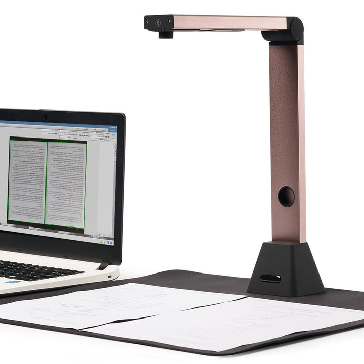 Dokumentenscanner Kamera USB 8MP: A3 Buchscanner OCR tragbar für Lehrer | Flachbett Scanner Visualiz