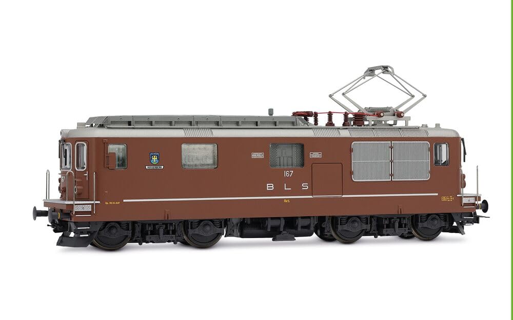 Rivarossi HR2958S BLS, Re 4/4 167 „Ausserberg“ kurz mit Fahrerfigur, BLS-Jubiläum, Folge. IV-V, mit
