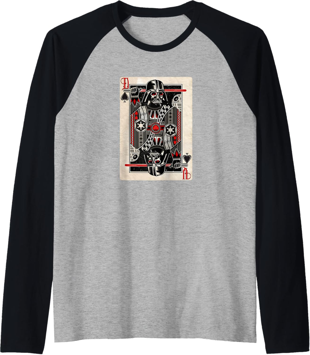 Star Wars Darth Vader King of Spades Raglan