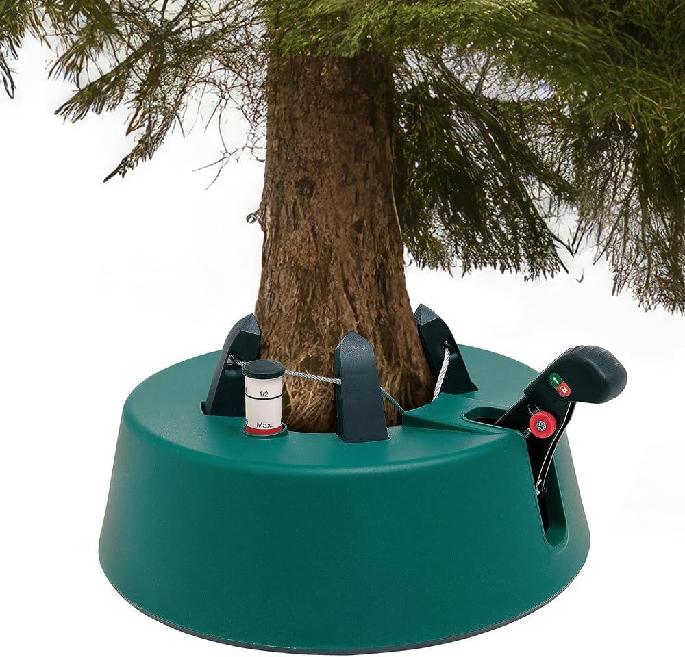 Christmas-World Christbaumständer, Modell Taunus, für Baumhöhe bis 2,25 m, Weihnachtsbaumständer Tan