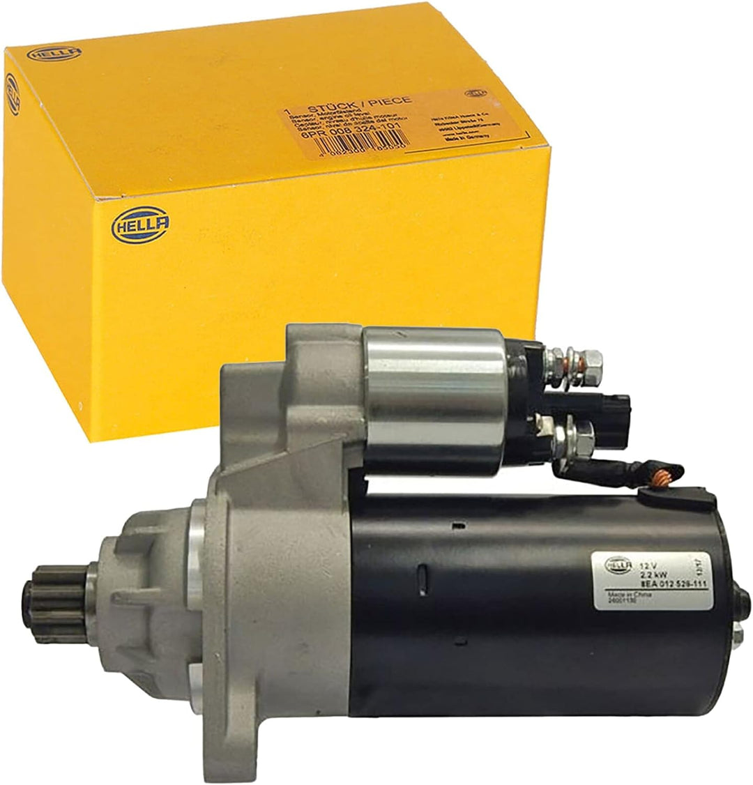 HELLA - Starter/Anlasser - 12V - 2.2kW - für u.a. VW T5 Chassis (7JD,7JE,7JL,7JY,7JZ,7F - 8EA 012 52