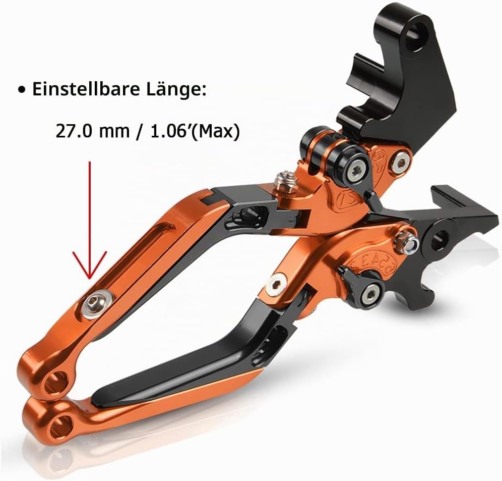 K.T.M 1290 Super Adv Einstellbar Bremskupplungshebel CNC Aluminium Für 1290 Super Adventure 2015-202