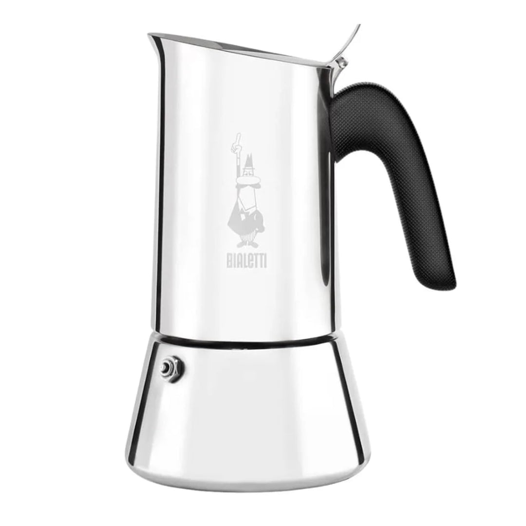 Bialetti Venus Espressokocher für induktion, Stahl, Silber, 0 cm, 400 4 tassen Old Venus, 4 tassen O