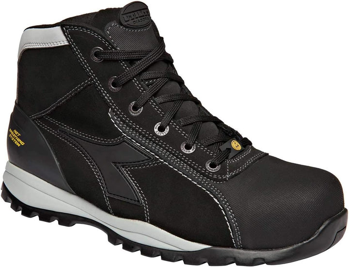 Diadora Glove Net Herren Glove NET MID PRO S3 HRO SRA ESD 35 EU Schwarz, 35 EU Schwarz