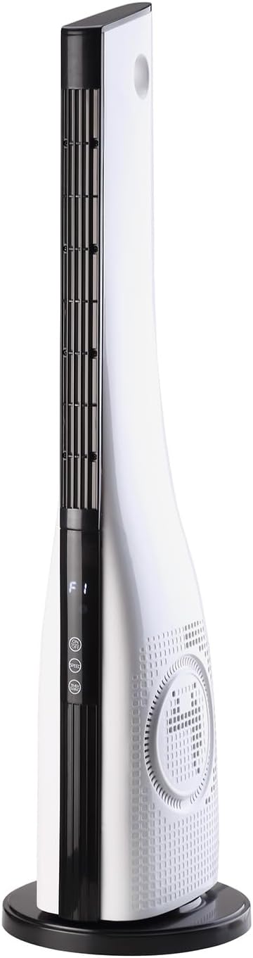 Tronitechnik® Turmventilator TUV05 Standventilator 88 cm mit Oszillation Timer 3 Stufen leise platzs