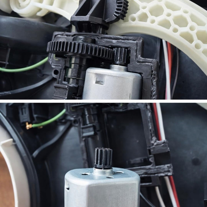 Ritzel Set passend für Thermomix TM5 TM6, 2 Stück Verriegelungsmotor Zahnräder mit Fett und Kabelbin