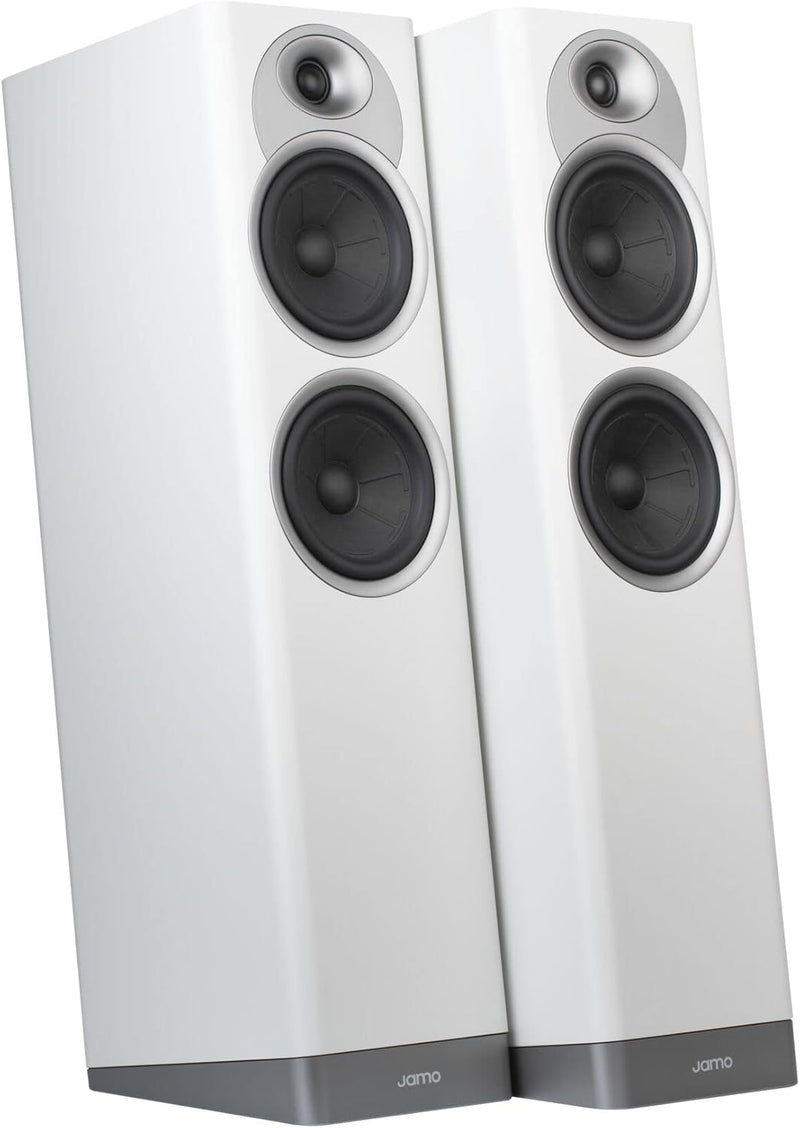 Jamo S7-25F Paar of Floor Speakers Grey Cloud Paar Bodenlautsprecher mit 14 cm Woofer, Grau