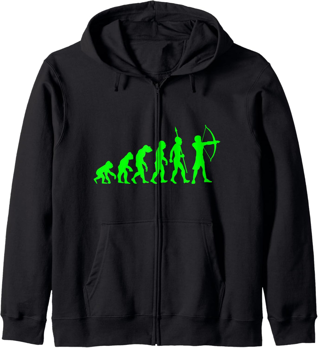 Bogenschiessen Bogenschütze Bogensport Pfeil Bogen Evolution Kapuzenjacke