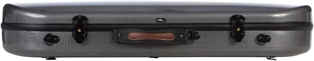 Geigenkoffer Glasfaser Street 4/4 carbon looking M-Case + Notentasche